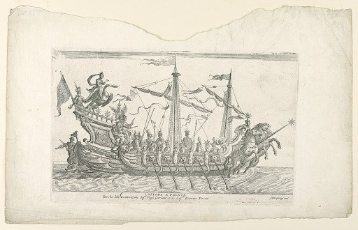 Castore e Poluce, from Vessels of the Argonauts for the Wedding Celebration of Cosimo de' Medici in 1608, plate 2