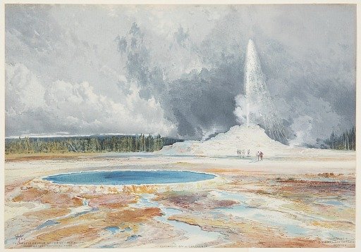 Castle Geyser, Upper Geyser Basin, Yellowstone National Park