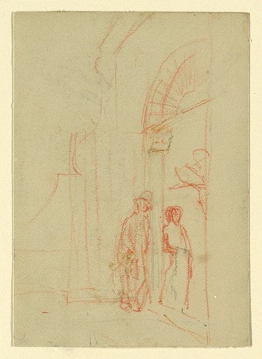 Sketch: At a gate