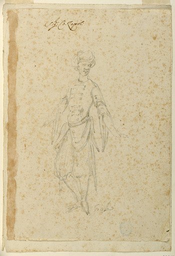 Project for a Ballet Costume of an Oriental Jester