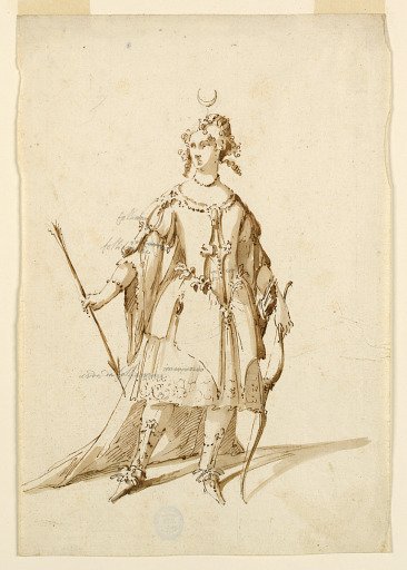 Costume Design: Diana for a Ballet
