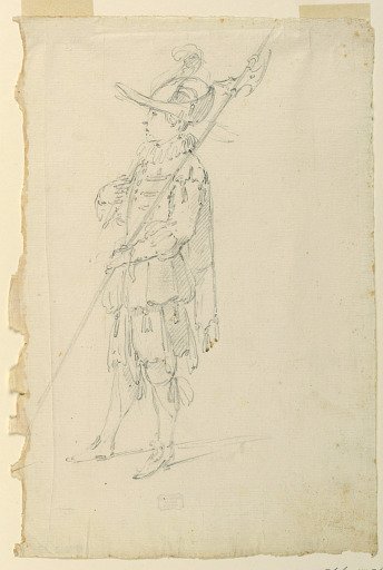 Costume Design: A Halberdier for a Ballet