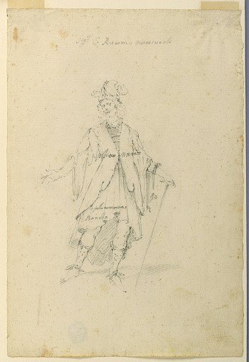 Costume Design: A Man in Fantastical Attire for a Ballet