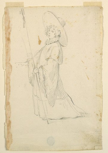 Costume Design: A Girl in Fantastical Attire for a Ballet
