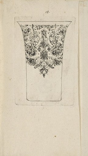 Plate from 12 Stick Zum Verzaighnen Stechen Ver Fertigt (Set of Twelve Designs for Engraved Vessels)
