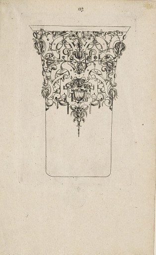 Plate from 12 Stick Zum Verzaighnen Stechen Ver Fertigt (Set of Twelve Designs for Engraved Vessels)