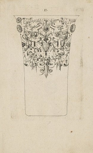 Plate from 12 Stick Zum Verzaighnen Stechen Ver Fertigt (Set of Twelve Designs for Engraved Vessels)