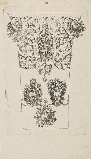 Plate from 12 Stick Zum Verzaighnen Stechen Ver Fertigt (Set of Twelve Designs for Engraved Vessels)
