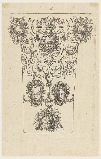 Plate from 12 Stick Zum Verzaighnen Stechen Ver Fertigt (Set of Twelve Designs for Engraved Vessels)