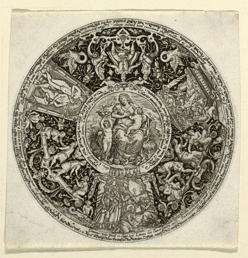 Design for an Engraved Tazza with an Allegory of Charity