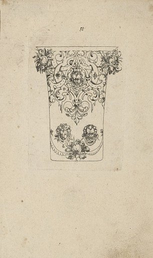 Plate from 12 Stick Zum Verzaighnen Stechen Ver Fertigt (Set of Twelve Designs for Engraved Vessels)