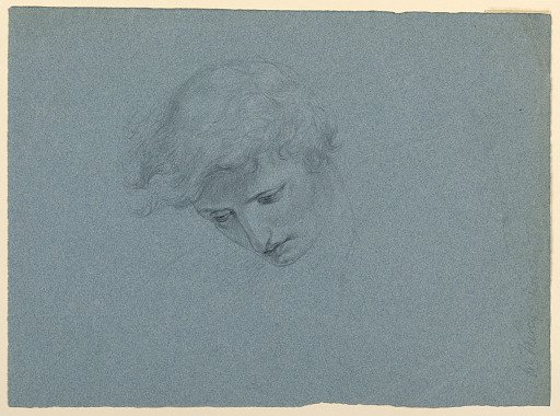 Study of Angel's Head for "Mercy's Dream"