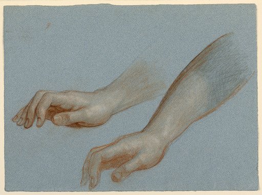 Study of Angel's Hand for "Mercy's Dream"