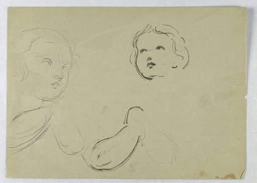 Studies of Head and Arms of a Child