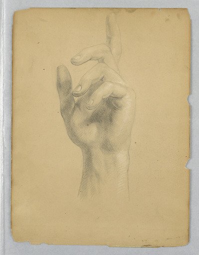 Study of Angel's Hand for "Mercy's Dream"