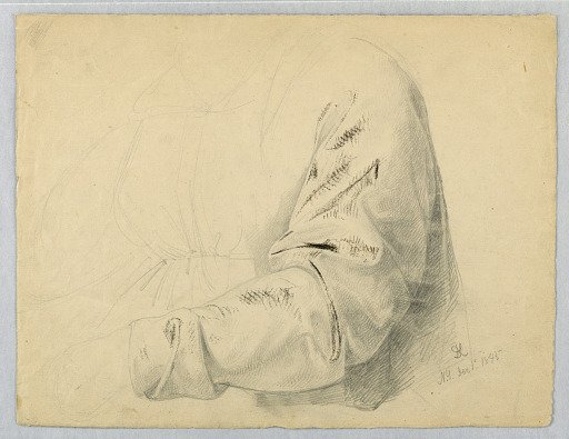 Drapery Study of Sleeve