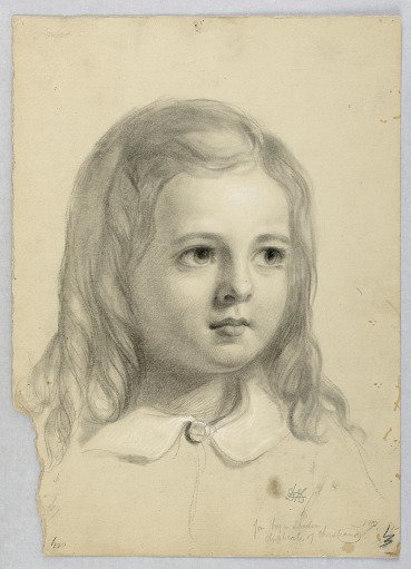 Study of Child's Head for "Christiana and Her Children"