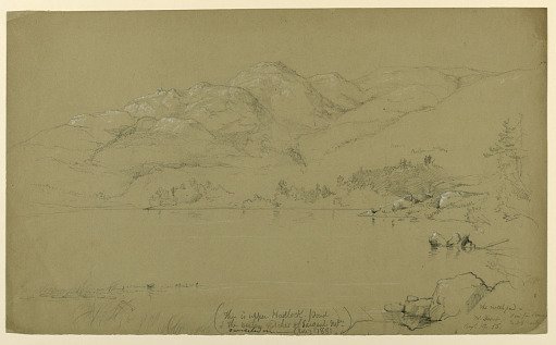 Landscape Sketch, Mount Desert, Maine