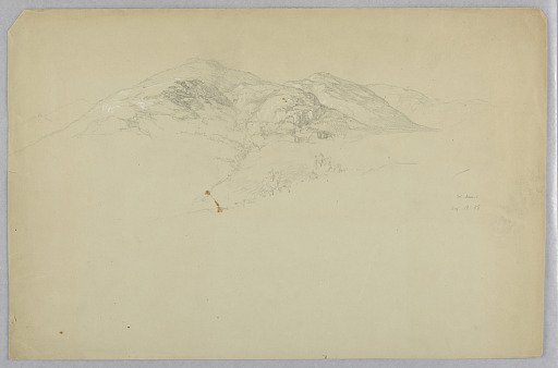 Landscape Sketch, Mount Desert, Maine