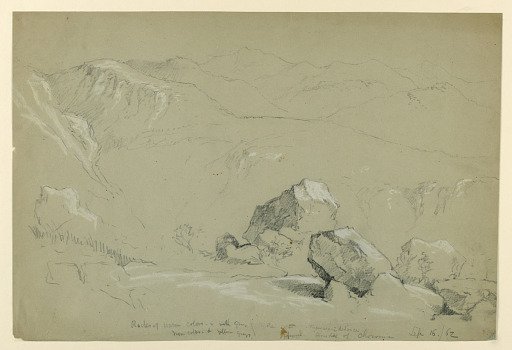 Sketch from Mount Chocorua