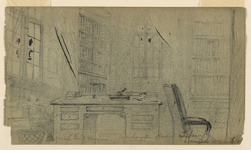 Washington Irving's Library at Sunnyside