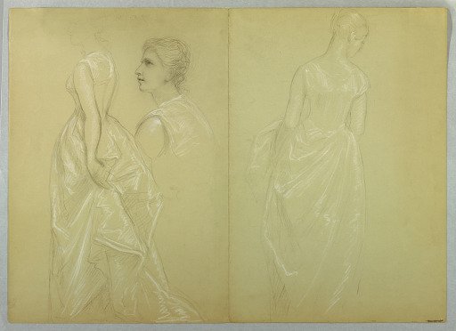 Study of Mrs. Winthrop for "Lady Washington's Reception Day"