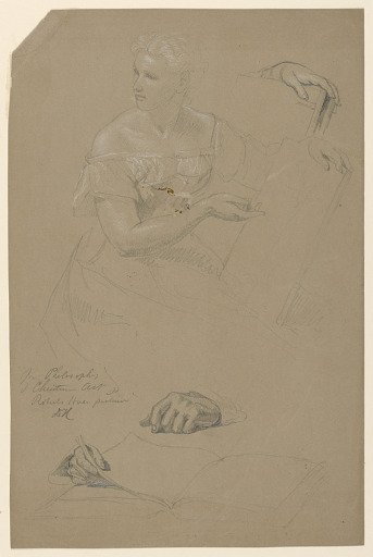 Study of Woman for "Philosophy and Christian Art"