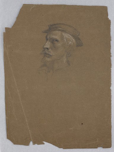 Study of Titian for "Titian Showing the Entombment to Charles V and Clement VII"