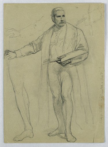 Study for "Titian Showing