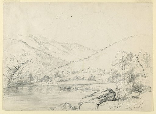 Mount Washington from Ellis River, Looking North