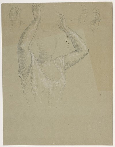 Woman With Hands Raised
