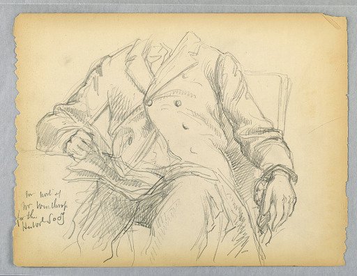 Study for Portrait of Hon. Robert C. Winthrop for the Historical Society, Mass.