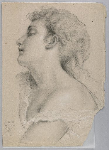 Mrs. B as Peace, Study for "Justice and Peace"
