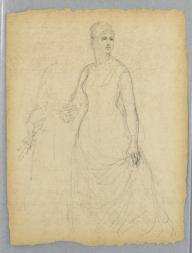 Sketch for Portrait of a Standing Woman