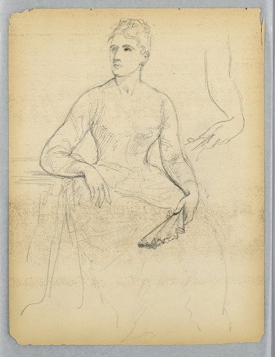 Sketch for a Portrait of a Seated Woman