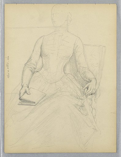 Sketch of Seated Woman