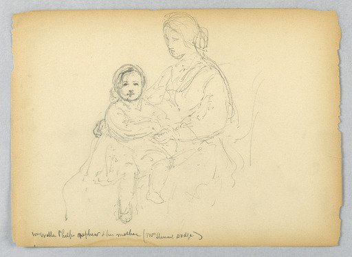 William Walter Phelps' Nephew and His Mother, Mrs. Steuart Dodge