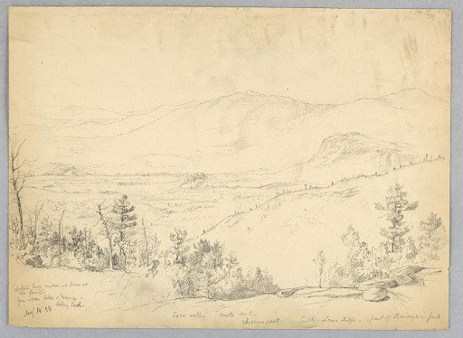 View Looking South from Mt. Kearsarge, New Hampshire