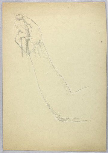 Study of Right Arm for "Christiana and Her Family Passing through the Valley of the Shadow of Death"