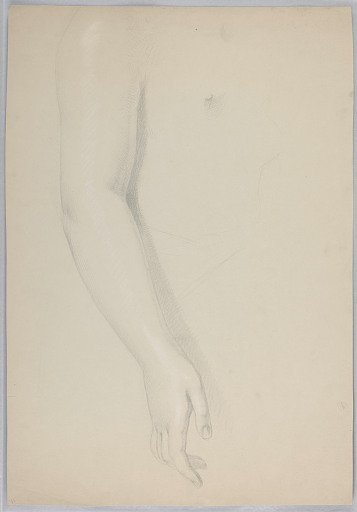 Study of an Arm for "Christiana and Her Family Passing through the Valley of the Shadow of Death"