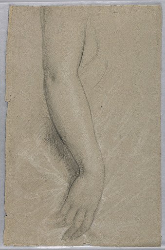 Study of an Arm for Portrait of Mrs. Rutherford B. Hayes