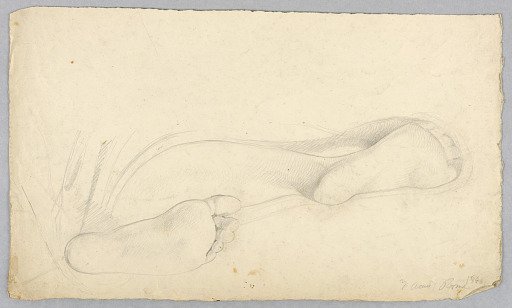 Study of the Feet of a Reclining Woman