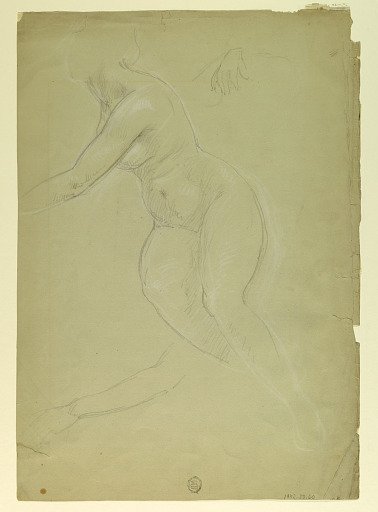 Female Nude, Study of Peace for "Justice and Peace"