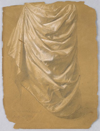 Drapery Study for "Martha Reproved"