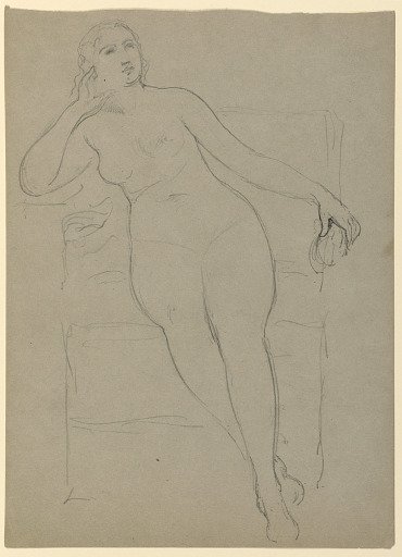 Seated Female Nude