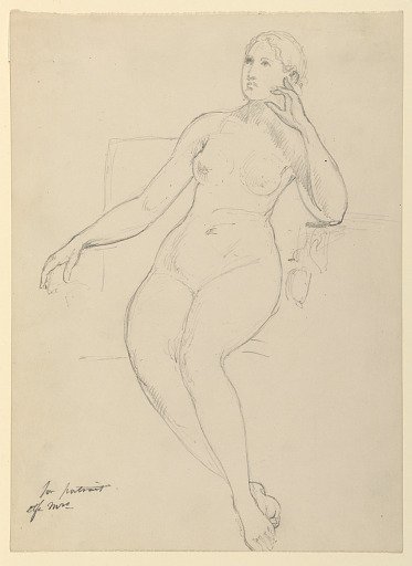 Seated Female Nude