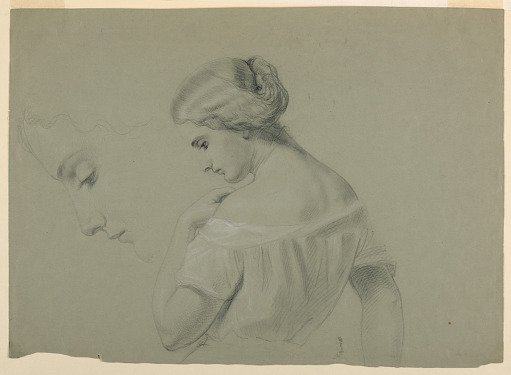 Study of a Woman in Profile