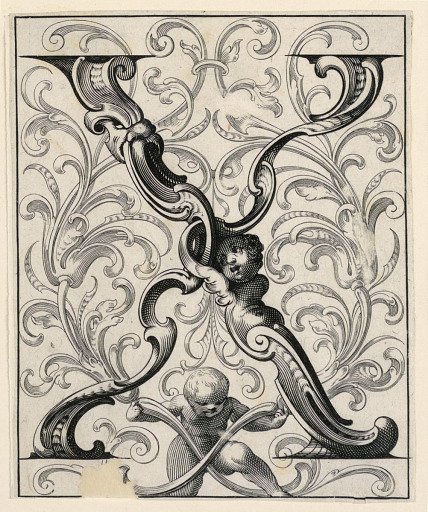 Panel with the Letter "X" from the "Newes ABC Büechlein"