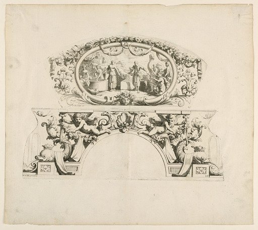 Fan leaves, Tenth and eleventh plates of the set, "Divers Desseins de grands Eventails, Encrans, et autres Ornamens, inventés et gravés par Nicolas Loire"