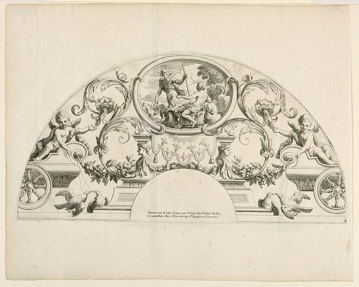 Fan leaves, Third and fourth plates of the set, "Divers Desseins de grands Eventails, Encrans, et autres Ornamens, inventés et gravés par Nicolas Loire"